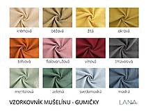 Ozdoby do vlasov - Mušelínová scrunchie gumička - 17241982_
