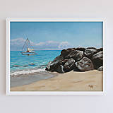 Obrazy - Obraz "Pláž v Taliansku II" - 17242786_