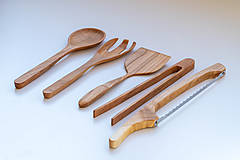  - Prémiový drevený kuchynský set - 17240167_