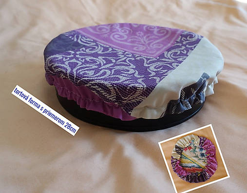 Príbory, varešky, pomôcky - Látkové eko uzávery na tortové formy, na kvások a pod - 17243005_