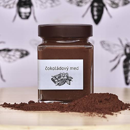 Včelie produkty - čokoládový med - 17243903_