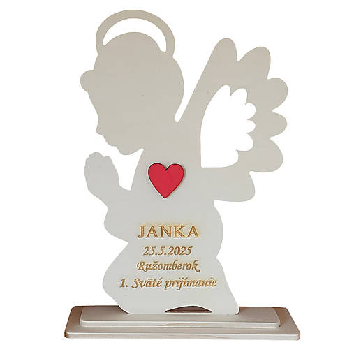 Prvé sväte prijímanie stojan s menom