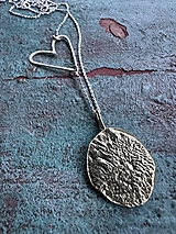 Náhrdelníky - Strieborný náhrdelník - Sun&Moon kolekcia - 17245502_