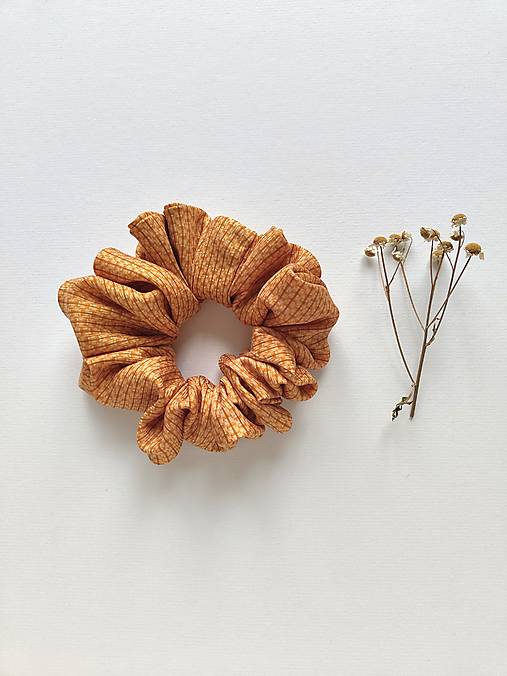 Basic MAXI scrunchie (Oranžová)