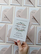 Papiernictvo - Svadobné oznámenie 282 ruže - 17247710_