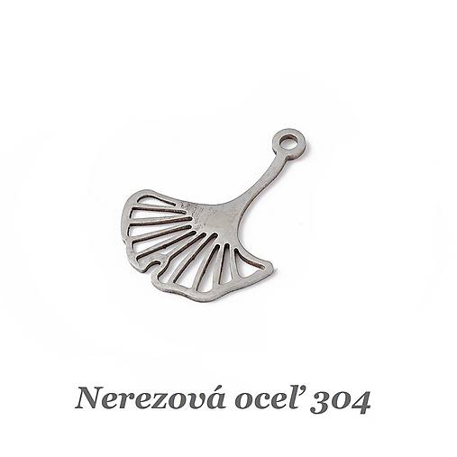 Komponenty - Ginko /M8311/ - nerezová oceľ 304 - 17249871_