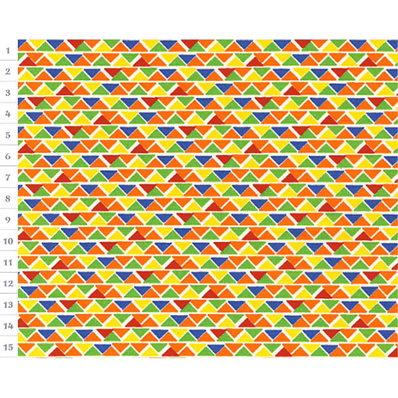 Bavlnená látka CZL Rainbow Triangles