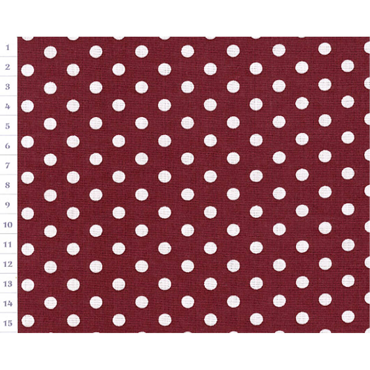 Bavlnená látka CZL Wine Red, Circles