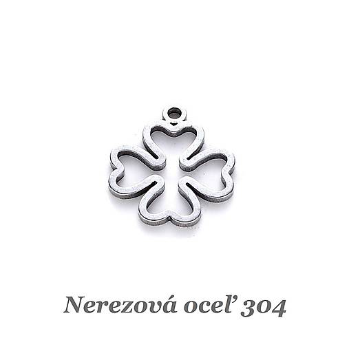 Komponenty - Štvorlístok /M8280/ - nerezová oceľ 304 - 17250421_