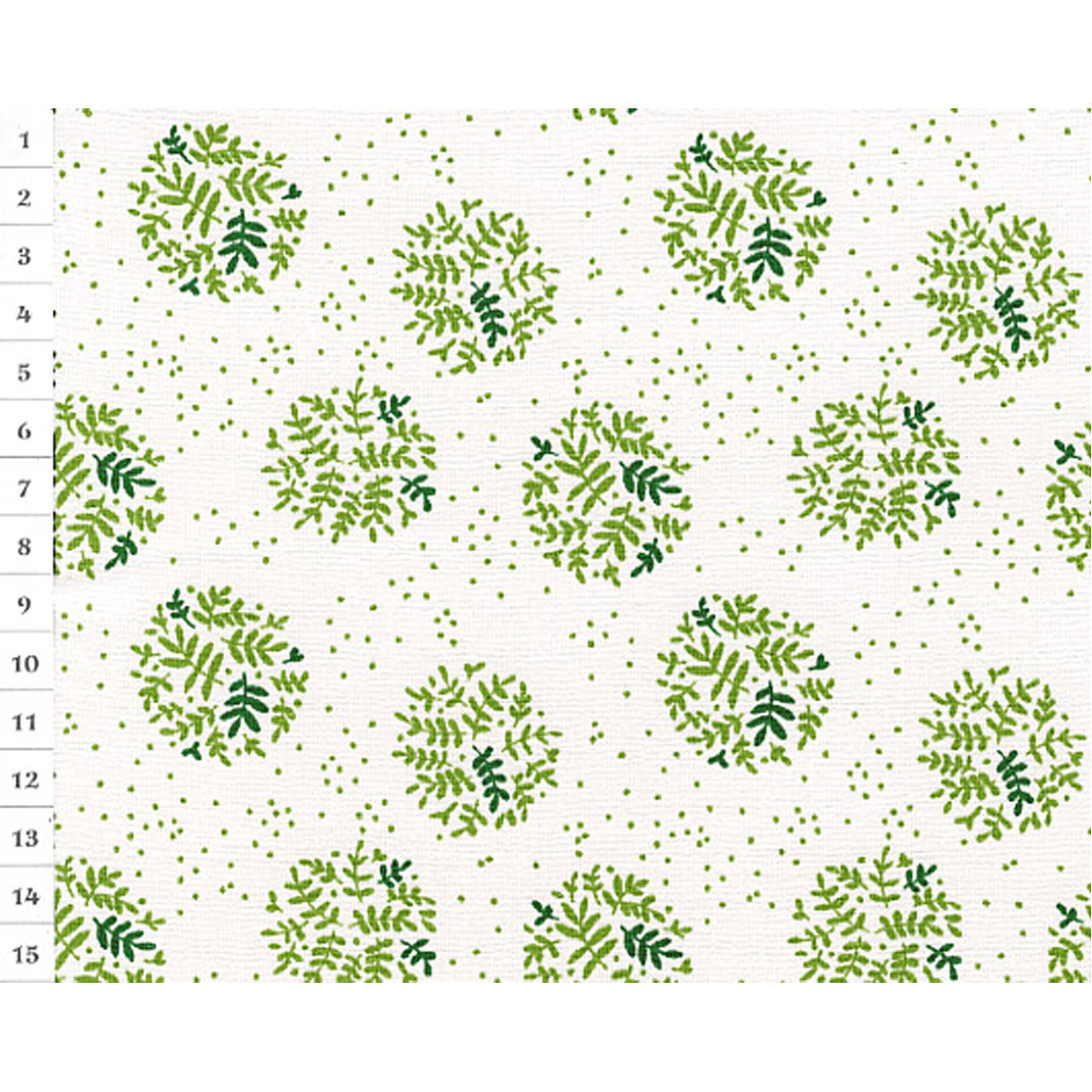 Bavlnená látka KD Green Tea