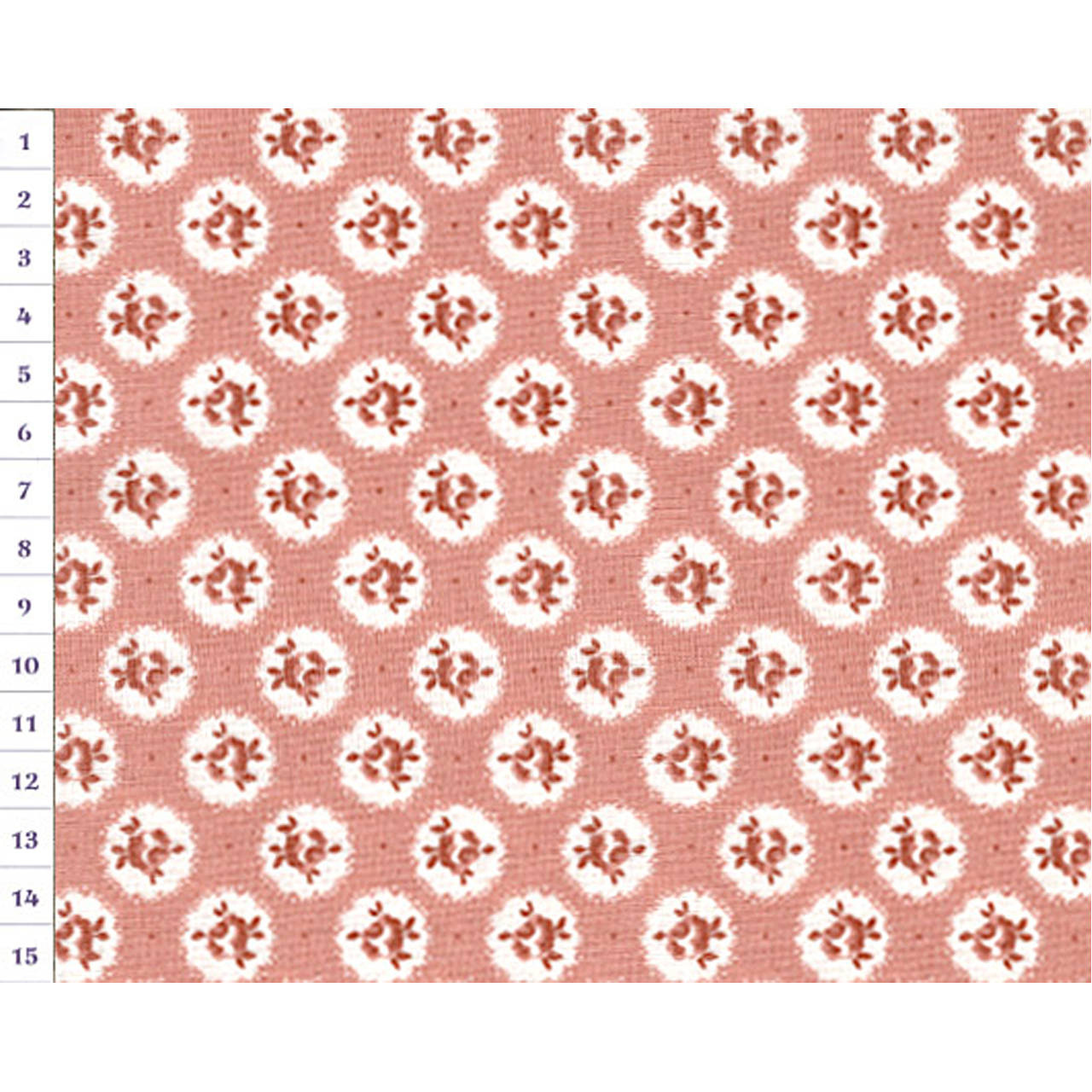 Bavlnená látka KD Old Rose