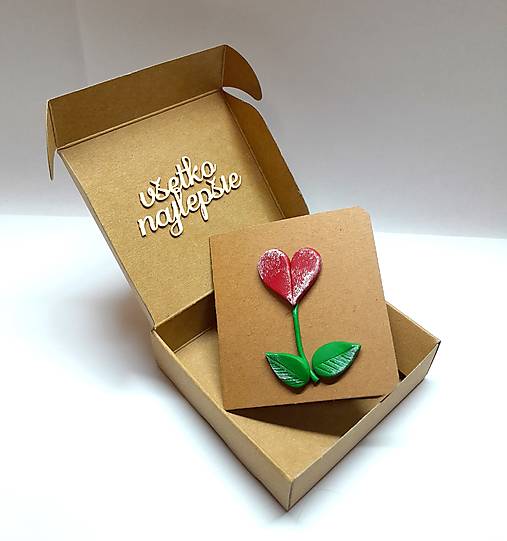 Papiernictvo - Pohľadnica ... takto rastie láska - 17254935_