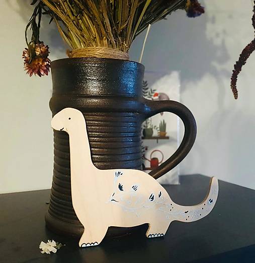 Hračky - Maľovaný dinosaurus - akrylovými farbami II. - 17253588_
