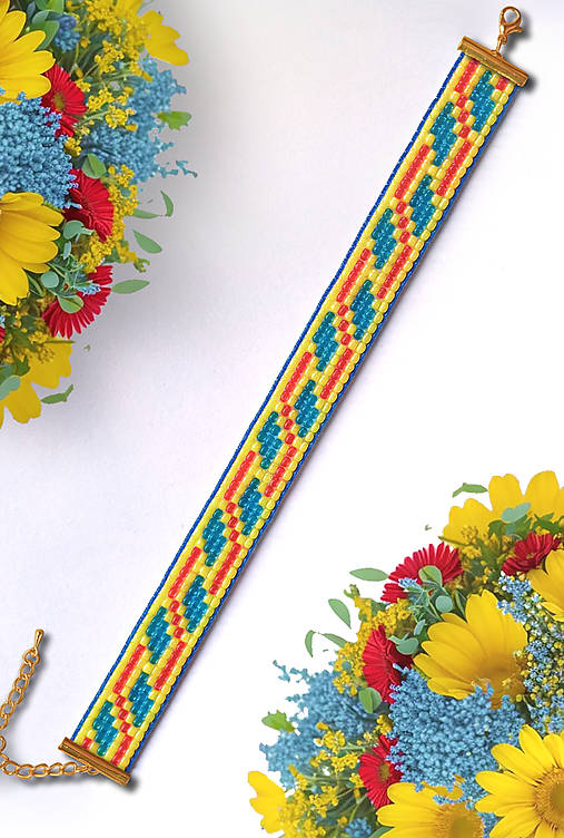 Náramky - Veselé prekážky - korálkový náramok  - 17254338_