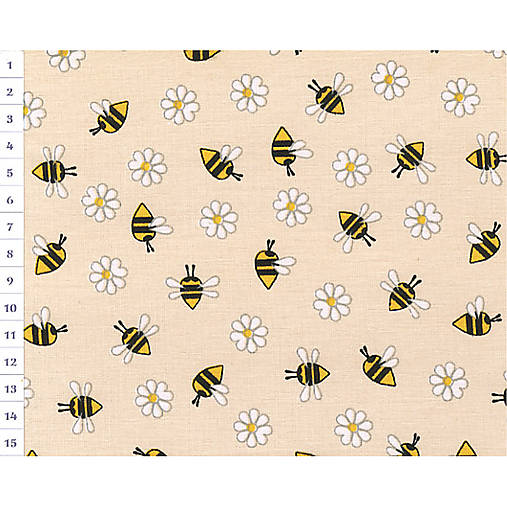 Bavlnená látka OAP Bees