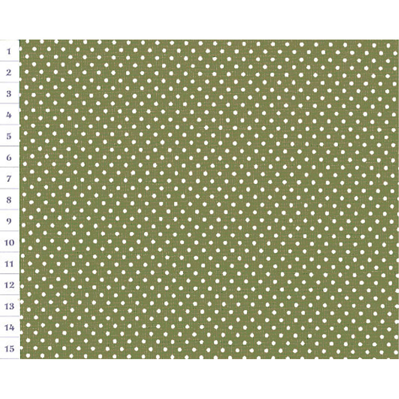 Bavlnená látka KD Olive, Small Dots