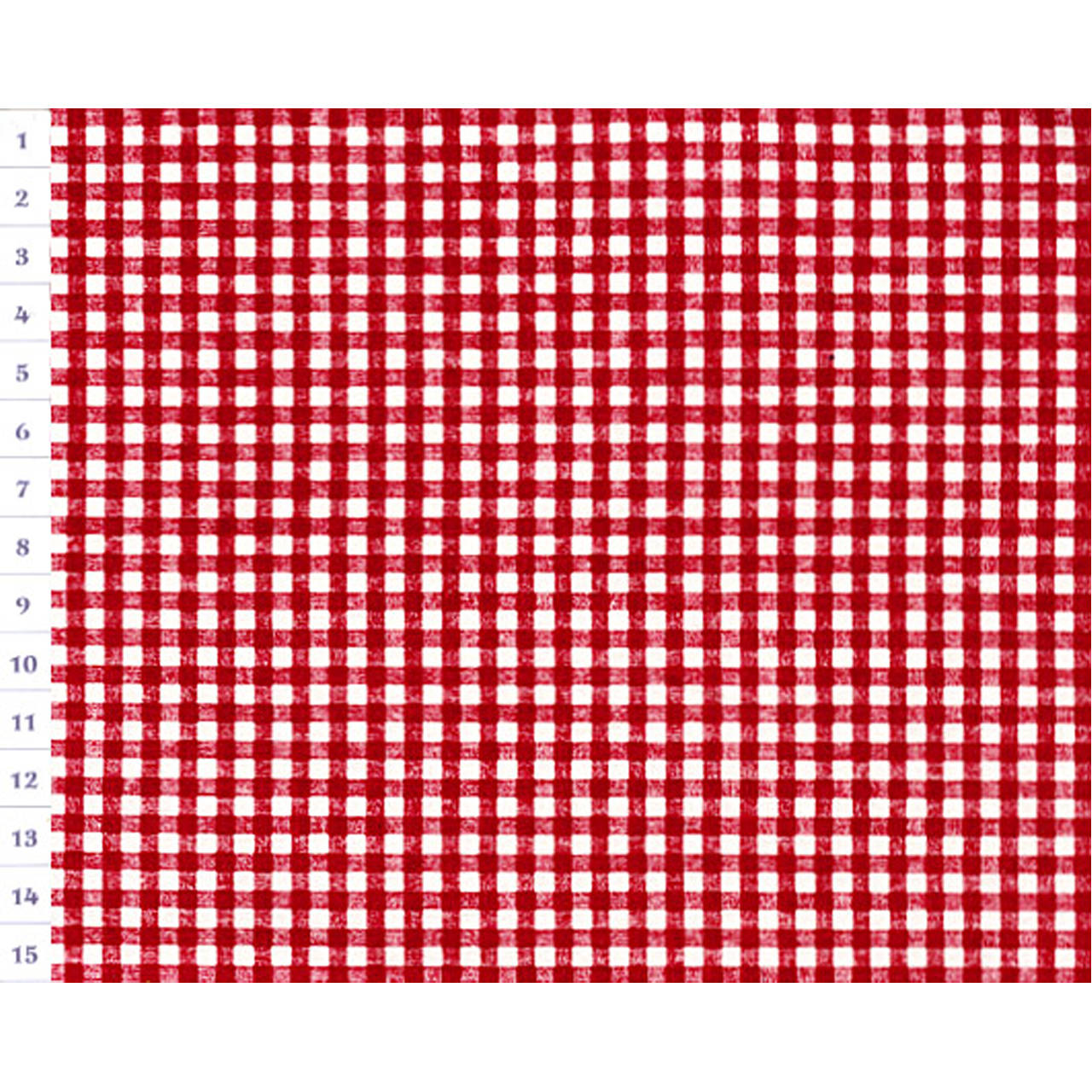 Bavlnená látka KD Red Checky