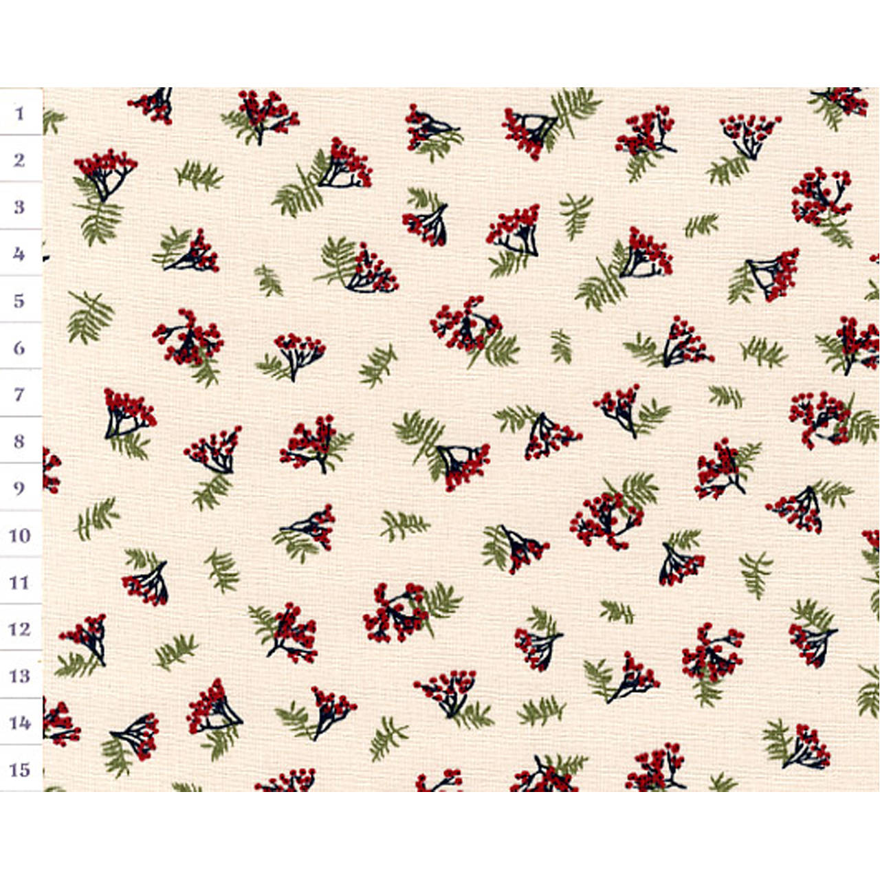 Bavlnená látka KD Rowanberry