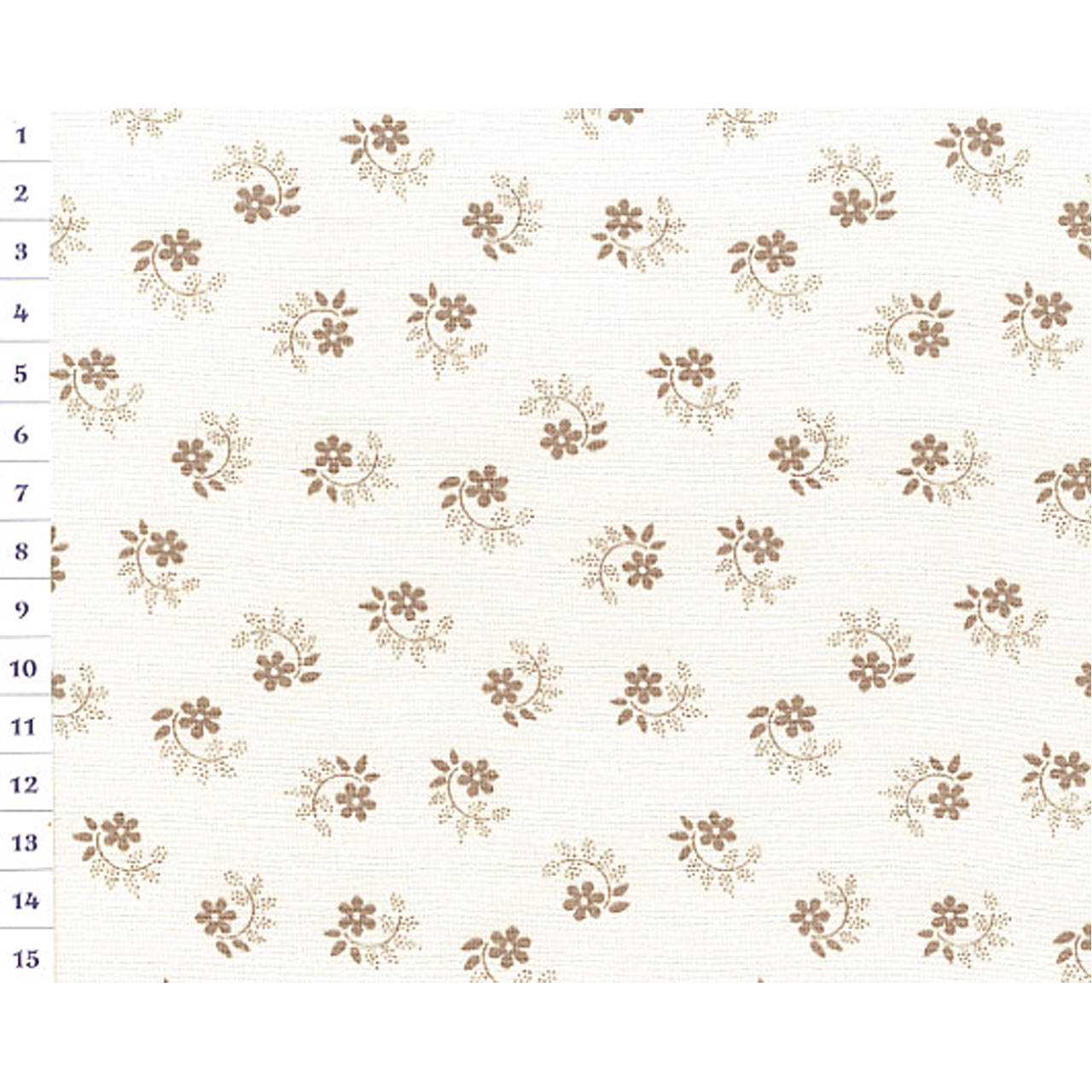 Bavlnená látka KD Sand, Flowers, Light