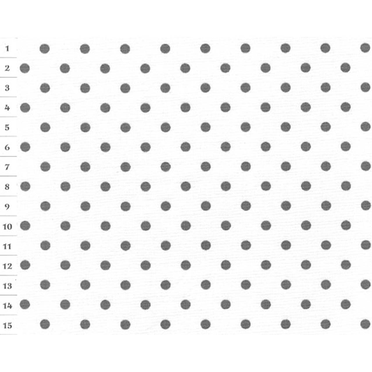 Bavlnená látka KD Steel Dots on White