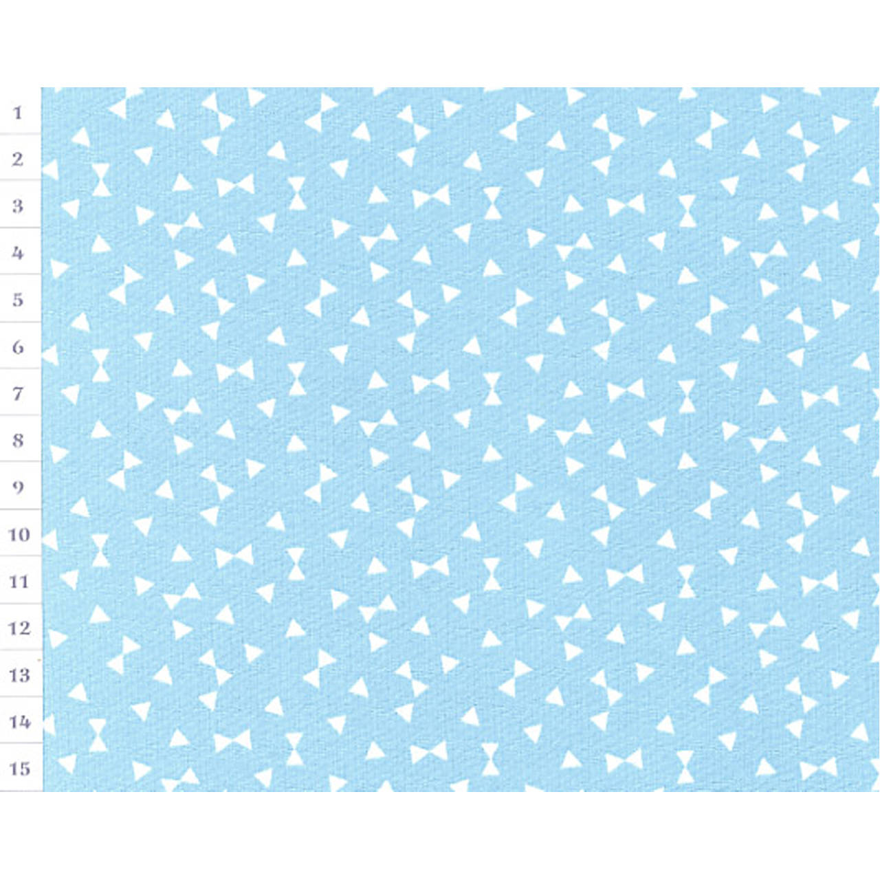 Bavlnená látka OAP Azure, Bows