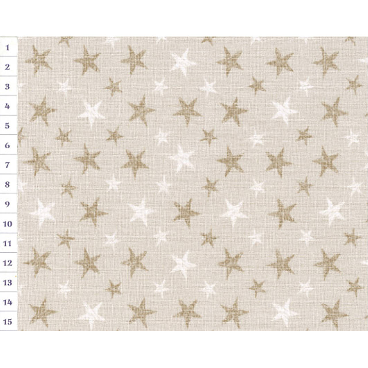 Bavlnená látka OAP Beige Stars