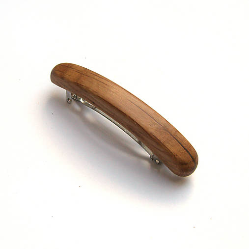 Ozdoby do vlasov - Drevená spona do vlasov - dubová malá - 17256032_