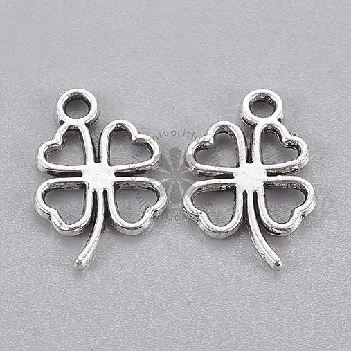 Komponenty - (3144) Štvorlístok, 17x11 mm - 1 ks - 17258896_