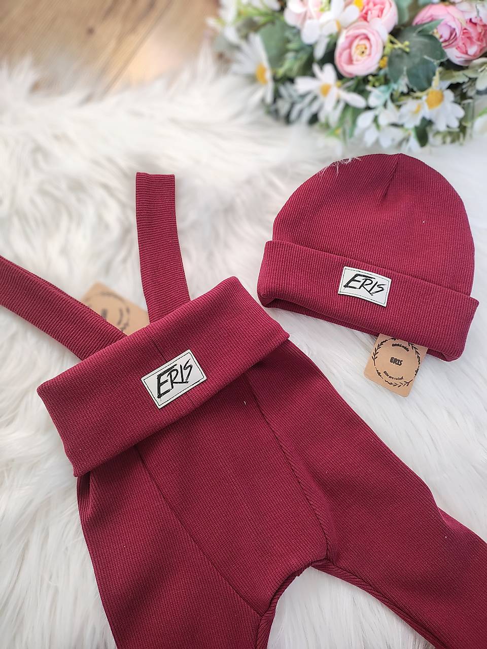 REBROVANÉ legíny na traky BORDO