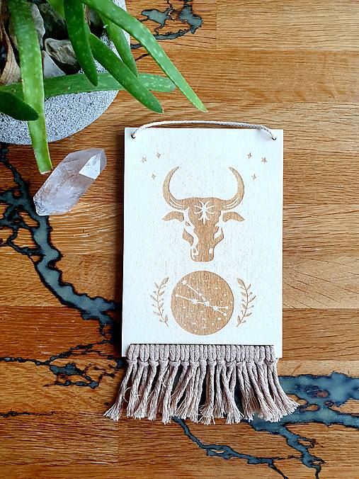 Dekorácie - Znamenie zverokruhu Býk - 17261438_