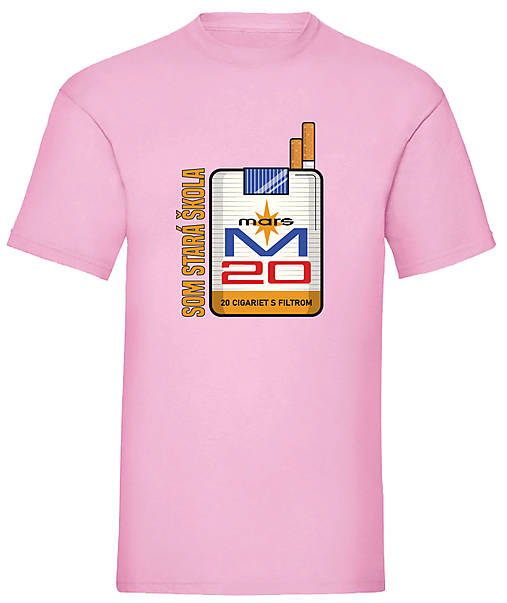 Pánske oblečenie - Som stará škola - mars (XL - Ružová) - 17261258_