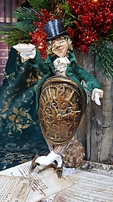 Dekorácie - Pán HODINY~ Nočný koláčik - 17262025_