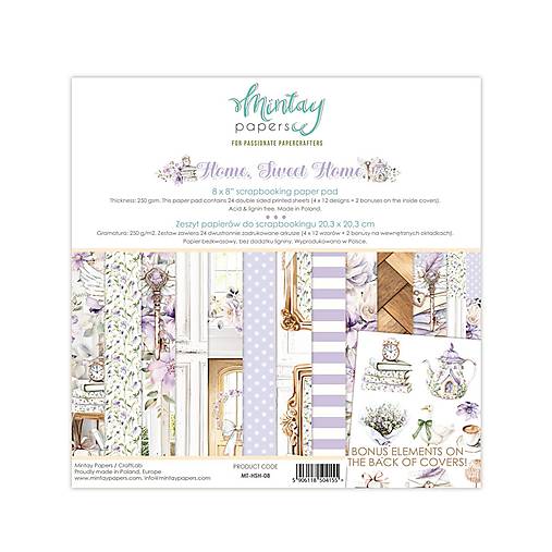 Papier - Mintay Scrapbook papier 8x8 Home, Sweet Home - 17264500_