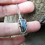 Náhrdelníky - Zub labradorit (Ag 925) prívesok, originál - 17262939_