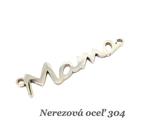 Komponenty - Medzikus - konektor Mama /M7125/ - nerezová oceľ 304 - 17264199_
