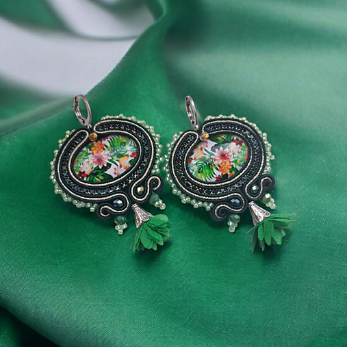 Náušnice - Soutache náušnice Coline - 17265536_