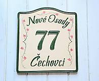 Tabuľky - Číslo domu z keramiky - 17264626_
