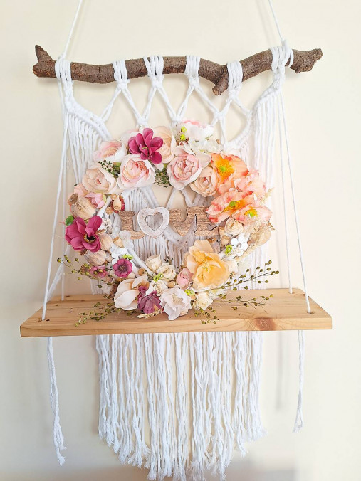 Dekorácie - Veniec Love - 17262951_