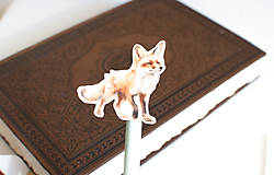 Papier - Nálepky "Fox lover" - 17264745_