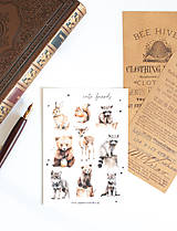 Papier - Nálepky "Cute friends" - 17264869_