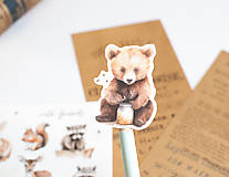 Papier - Nálepky "Cute friends" - 17264872_