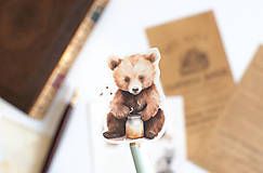 Papier - Nálepky "Cute friends" - 17264874_