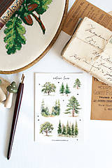 Papier - Nálepky "nature lover" (Samolepky samostatne) - 17265063_