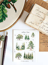 Papier - Nálepky "nature lover" (Samolepky samostatne) - 17265065_