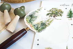 Papier - Nálepky "nature lover" (Samolepky samostatne) - 17265104_