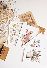 Papier - Nálepky "spring greeting" (Samolepky v sete) - 17265384_