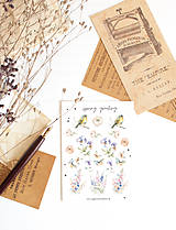 Papier - Nálepky "spring greeting" (Samolepky v sete) - 17265391_