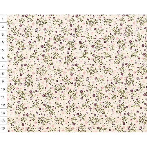 Bavlnená látka OAP Lilac Retro