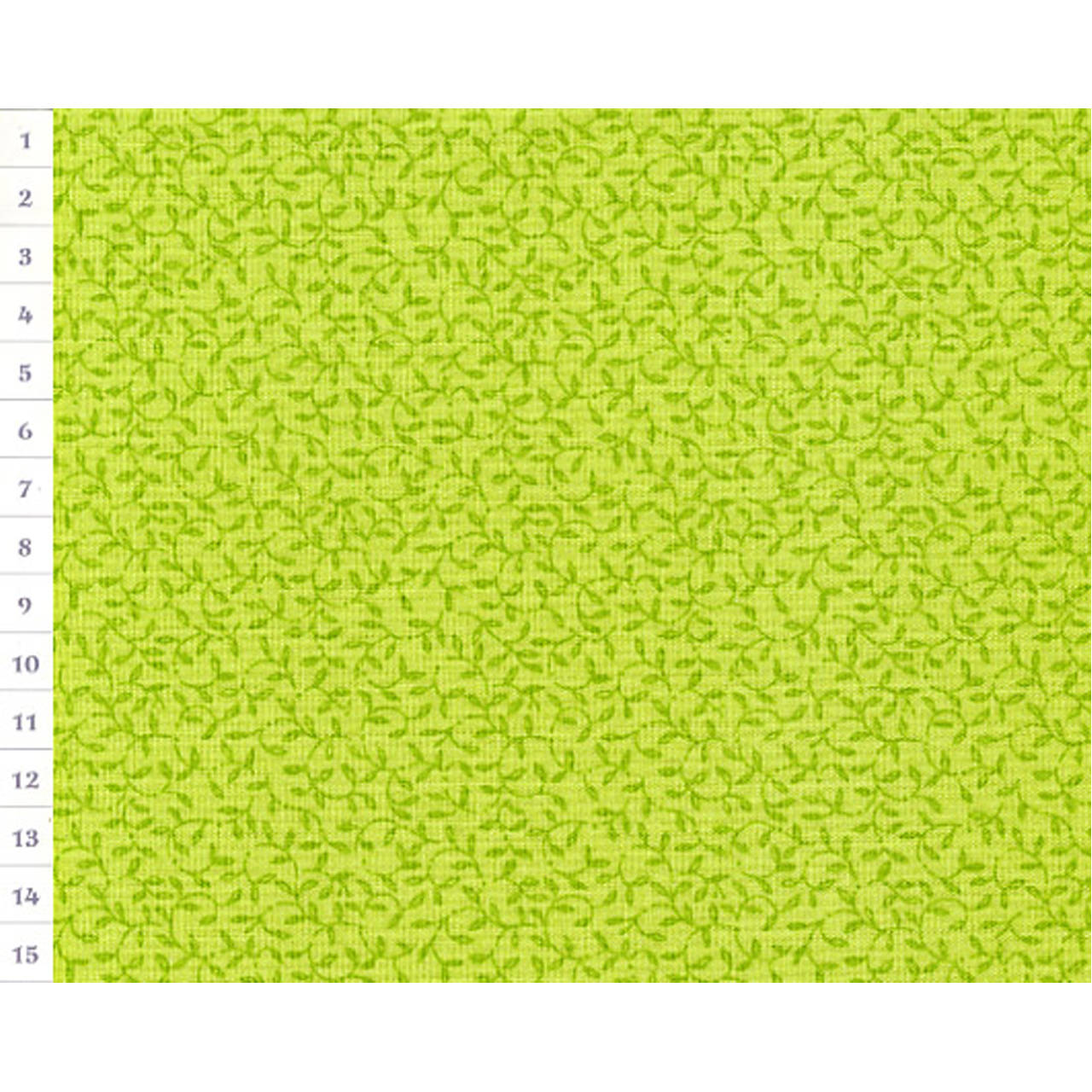 Bavlnená látka OAP Lime, Leaves