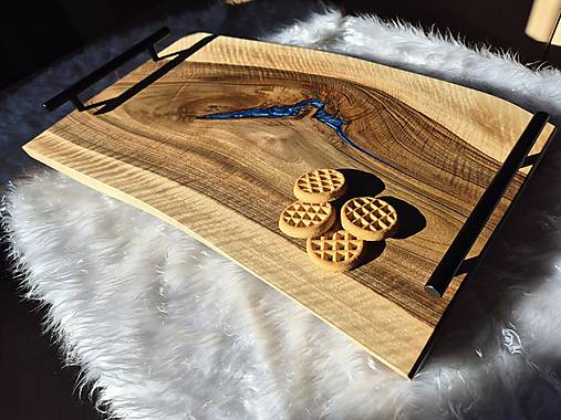 Príbory, varešky, pomôcky - Servírovacia doska - podnos  - 17265679_